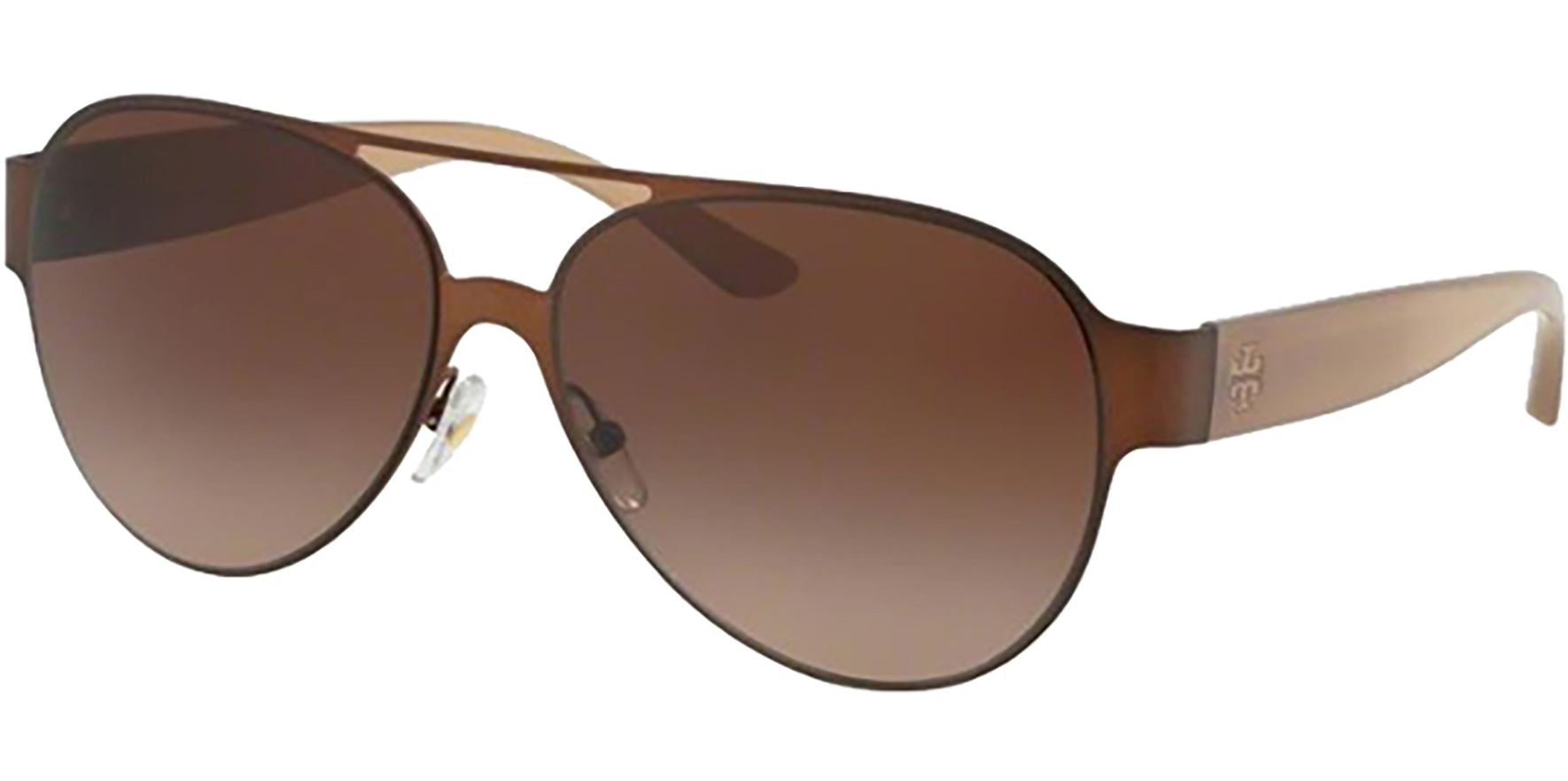 Tory Burch Stylized Aviator w/ Gradient Lens - Eyedictive