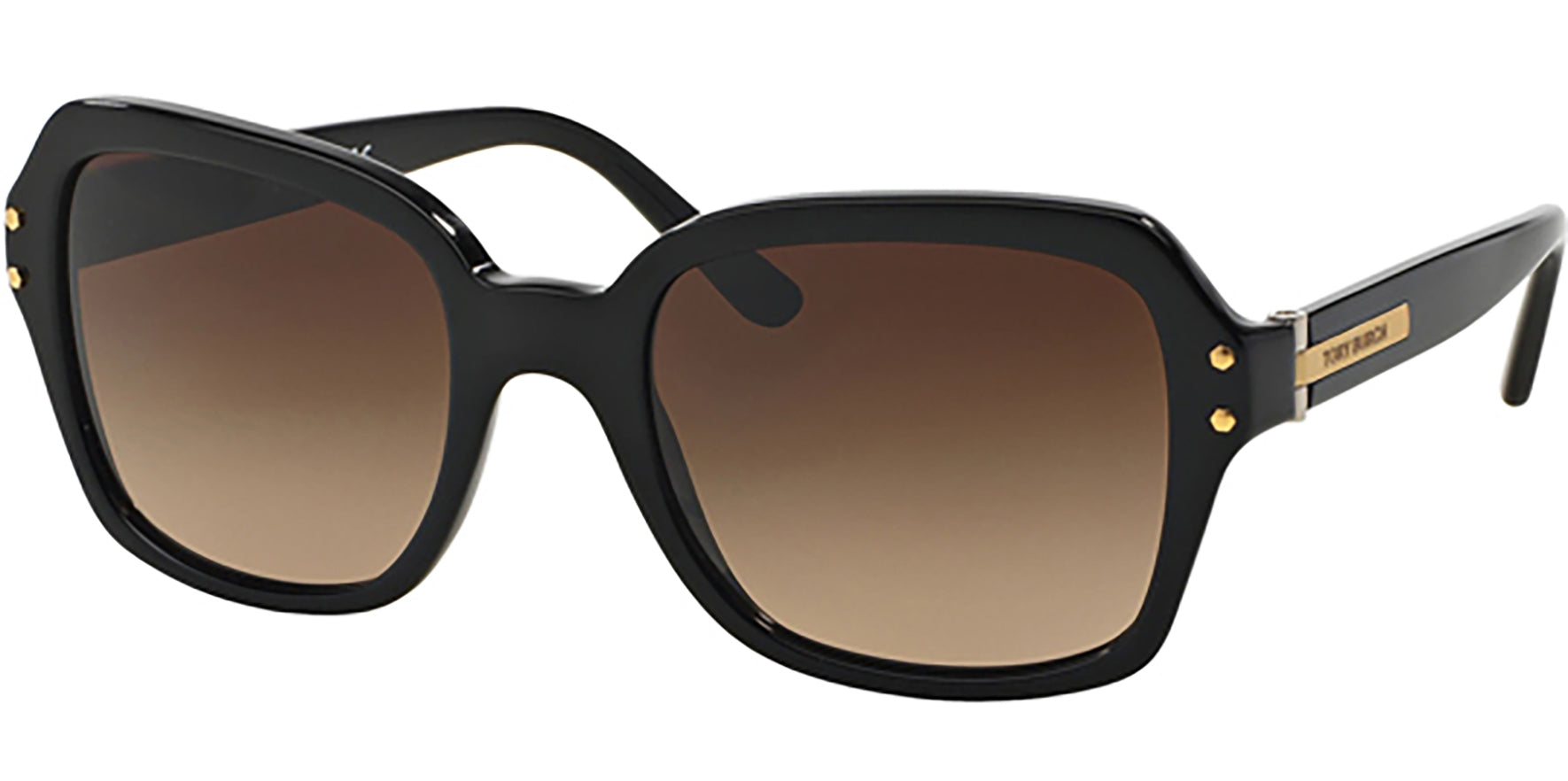 Tory Burch Black Square w/ Gradient Lens - Eyedictive