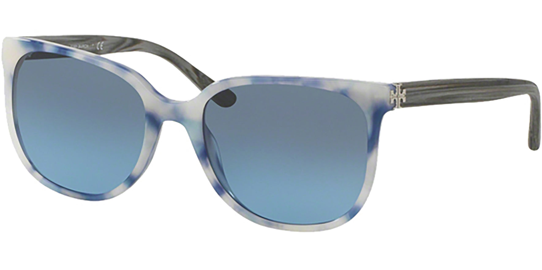 Tory Burch Blue Moonstone Soft Square w/ Gradient Lens - Eyedictive