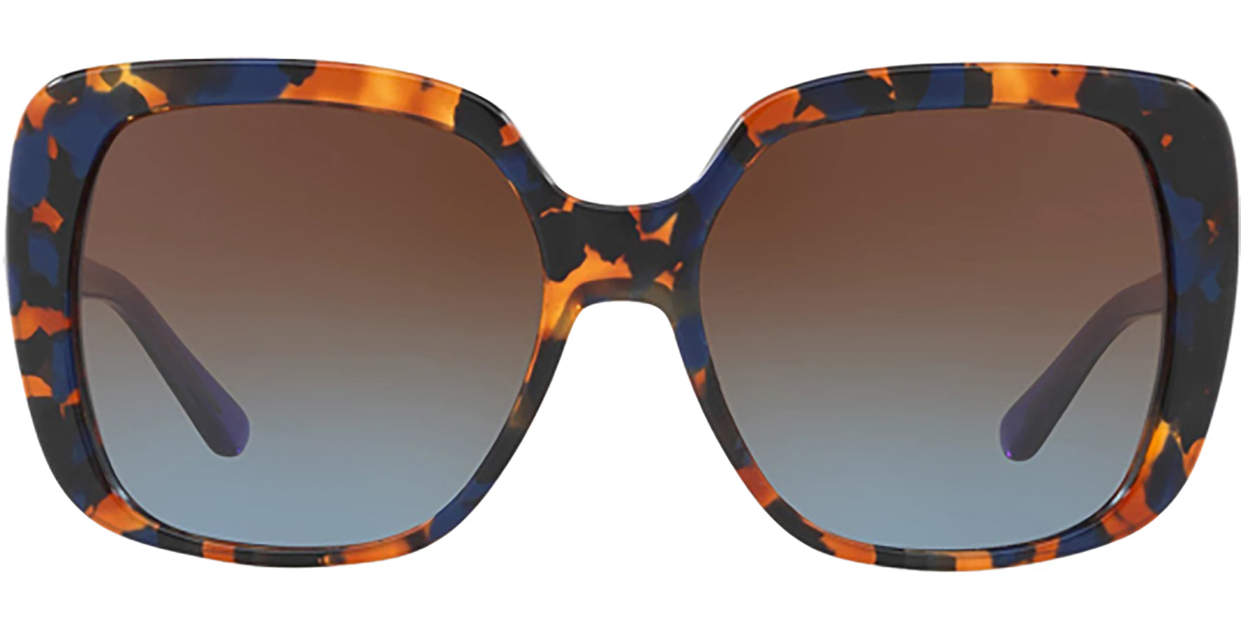 Tory Burch Blue Flake Tortoise Oversize Square - Eyedictive