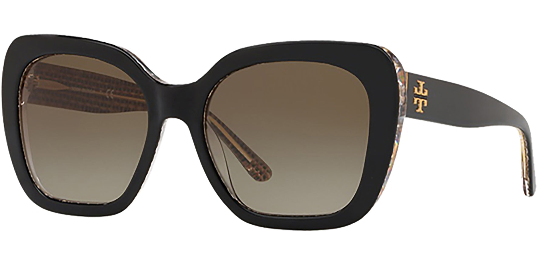 Tory Burch Black/Crystal On Raffia Oversize - Eyedictive