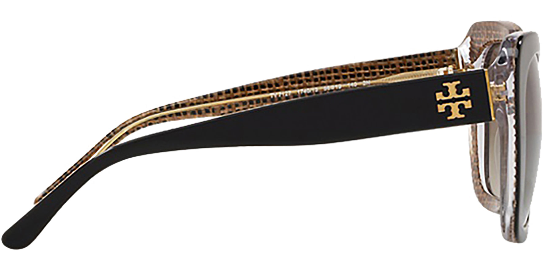 Tory Burch Black/Crystal On Raffia Oversize - Eyedictive