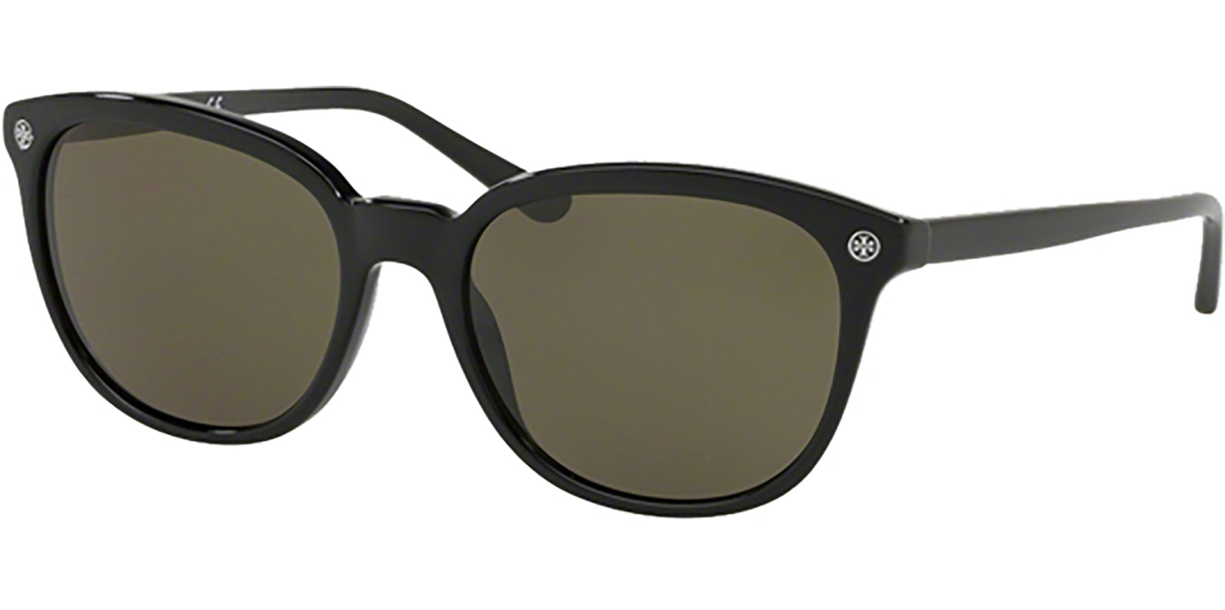 Tory Burch Blonde Havana/Blue Round Cat-Eye - Eyedictive