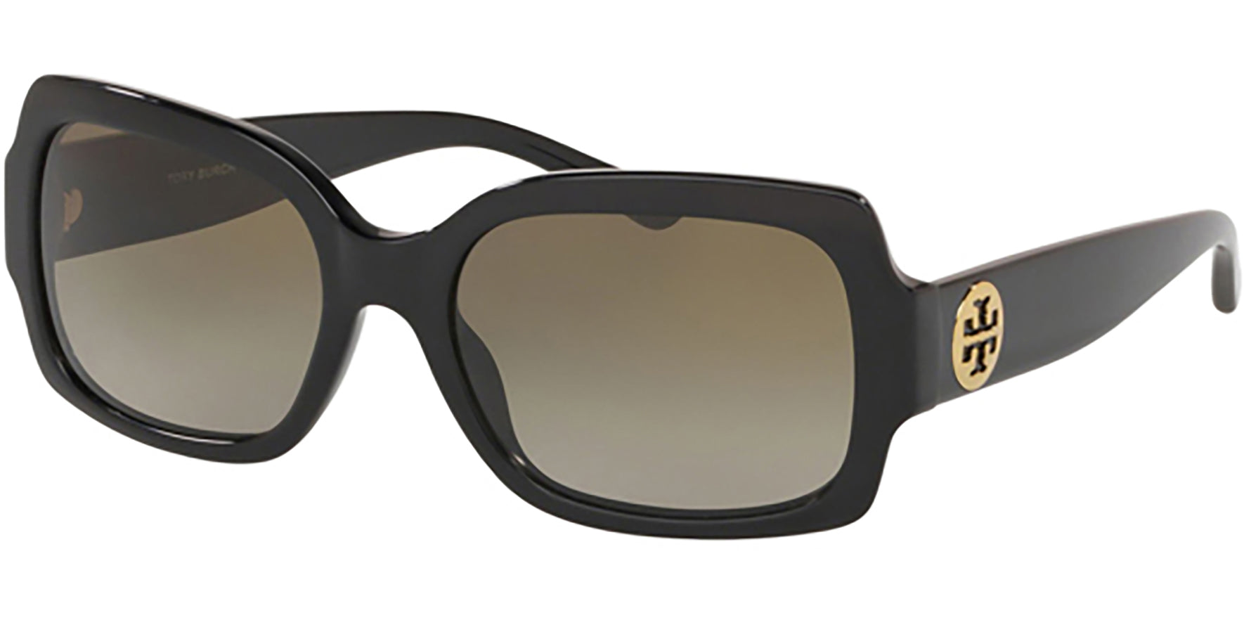 Tory Burch Dark Tortoise Square w/ Gradient Lens - Eyedictive