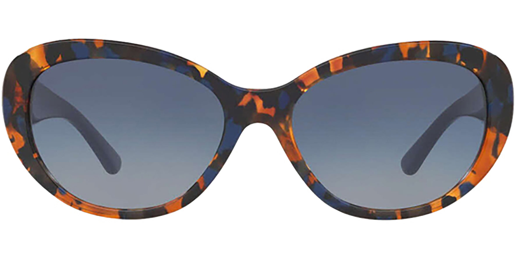 Tory Burch Blue Amber Tortoise Oval Cat Eye - Eyedictive