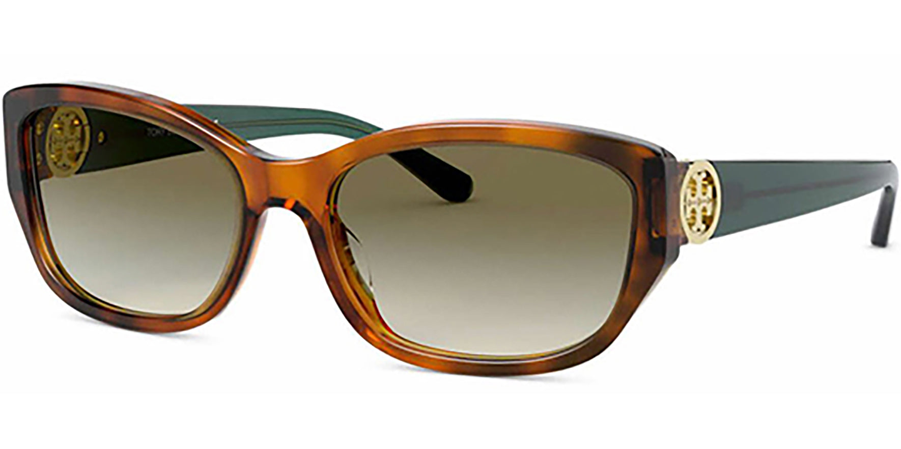 Tory Burch Stylized Rectangle w/ Gradient Lens - Eyedictive