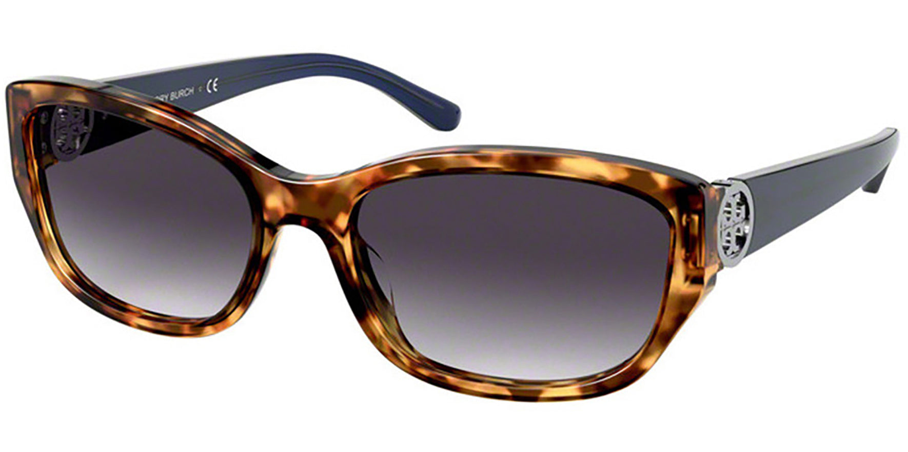 Tory Burch Stylized Rectangle w/ Gradient Lens - Eyedictive