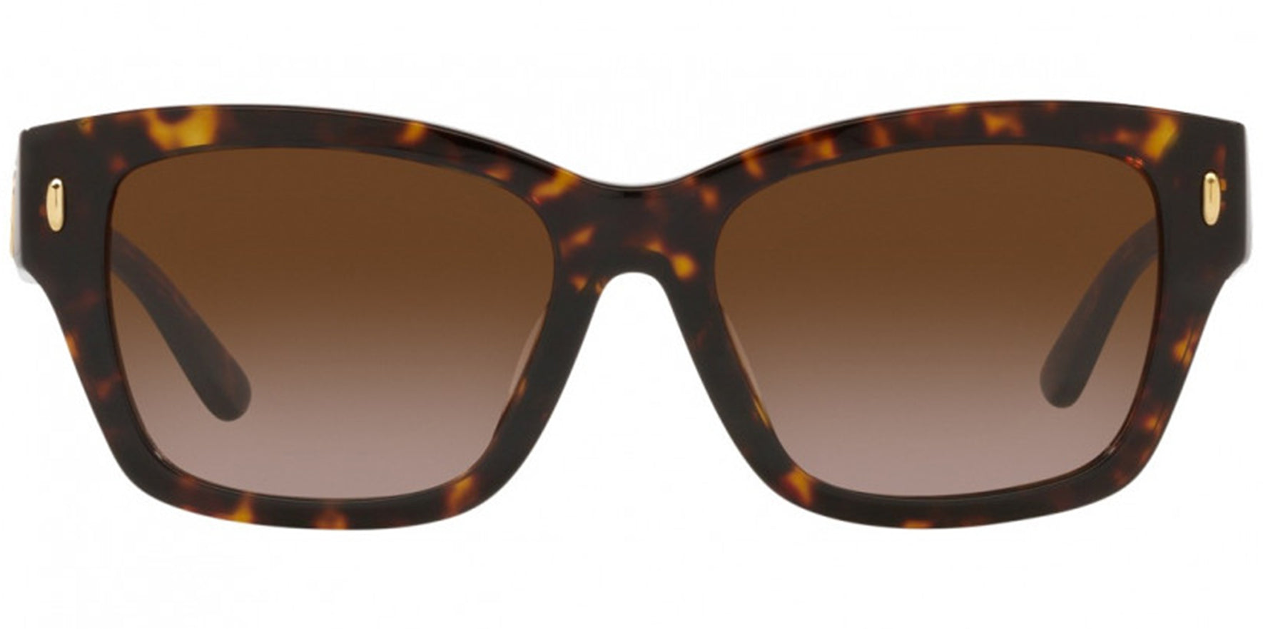 Tory Burch Dark Tortoise Chunky Square w/ Gradient Lens - Eyedictive