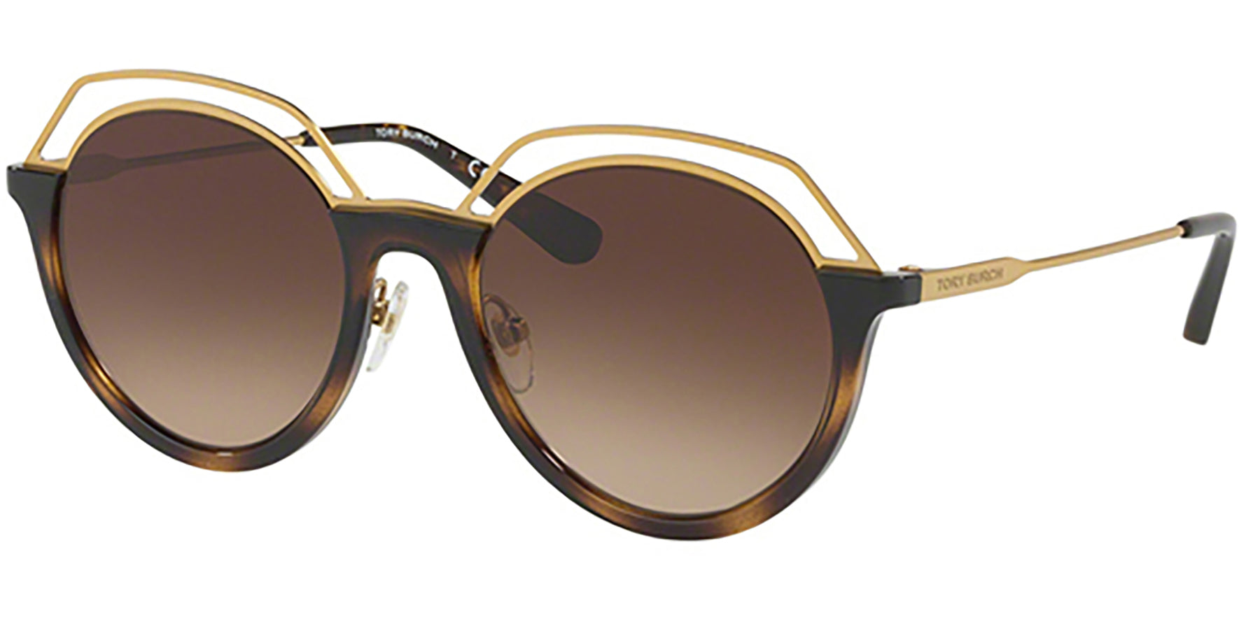 Tory Burch Tortoise Round w/ Gradient Lens - Eyedictive