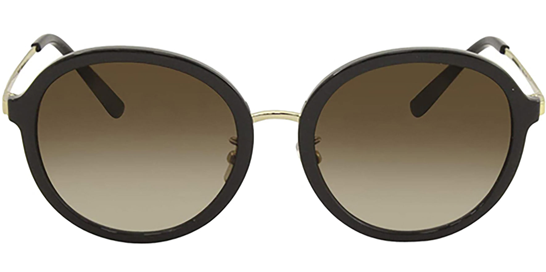 Tory Burch Black Round Classic w/ Gradient Lens - Eyedictive