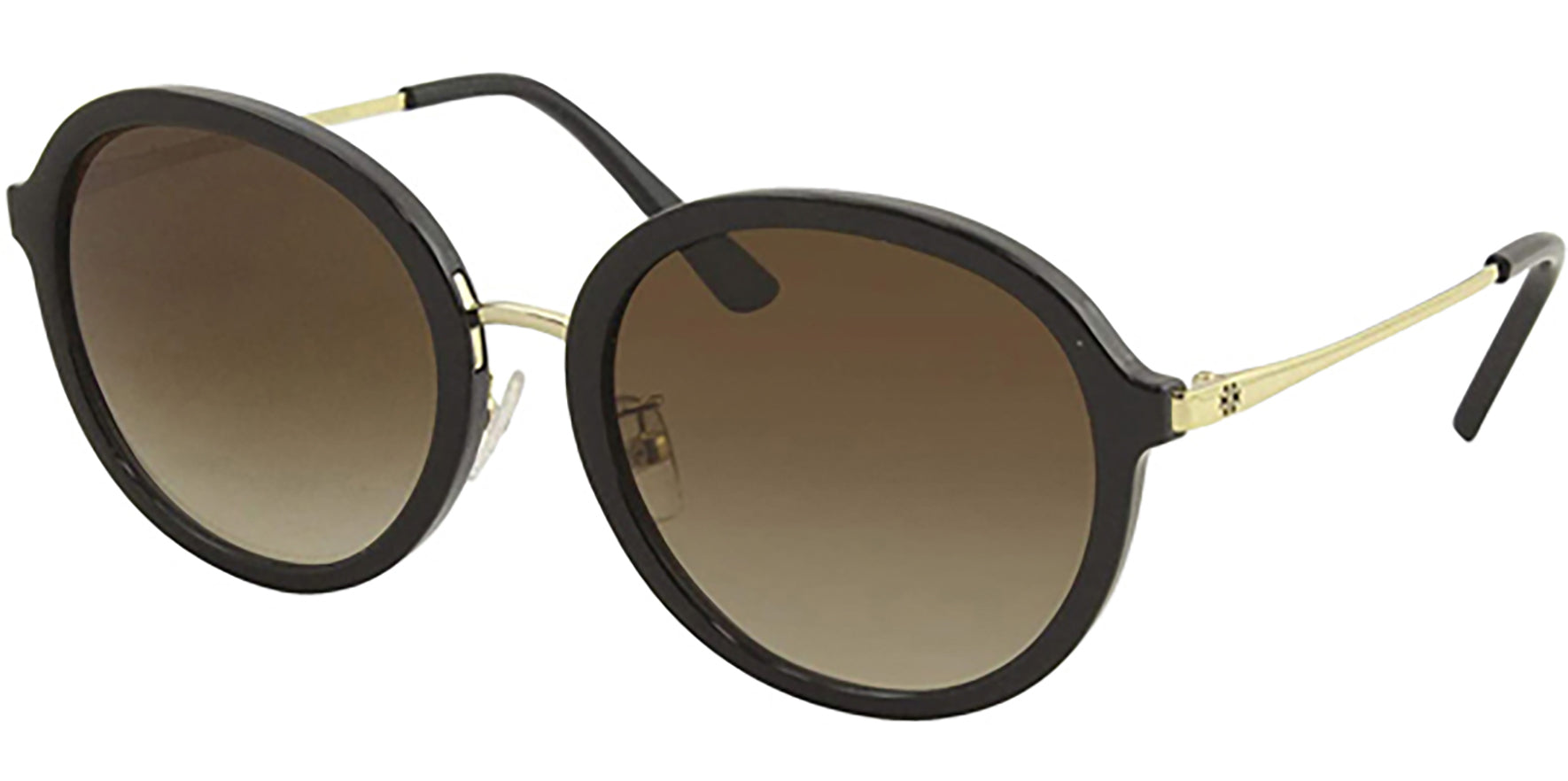 Tory Burch Black Round Classic w/ Gradient Lens - Eyedictive