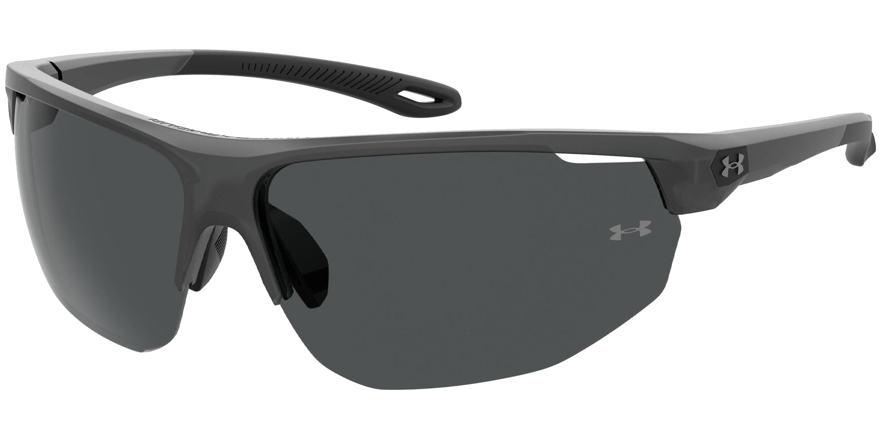 Under Armour Clutch Grey Semi-Rimless Wrap - Eyedictive