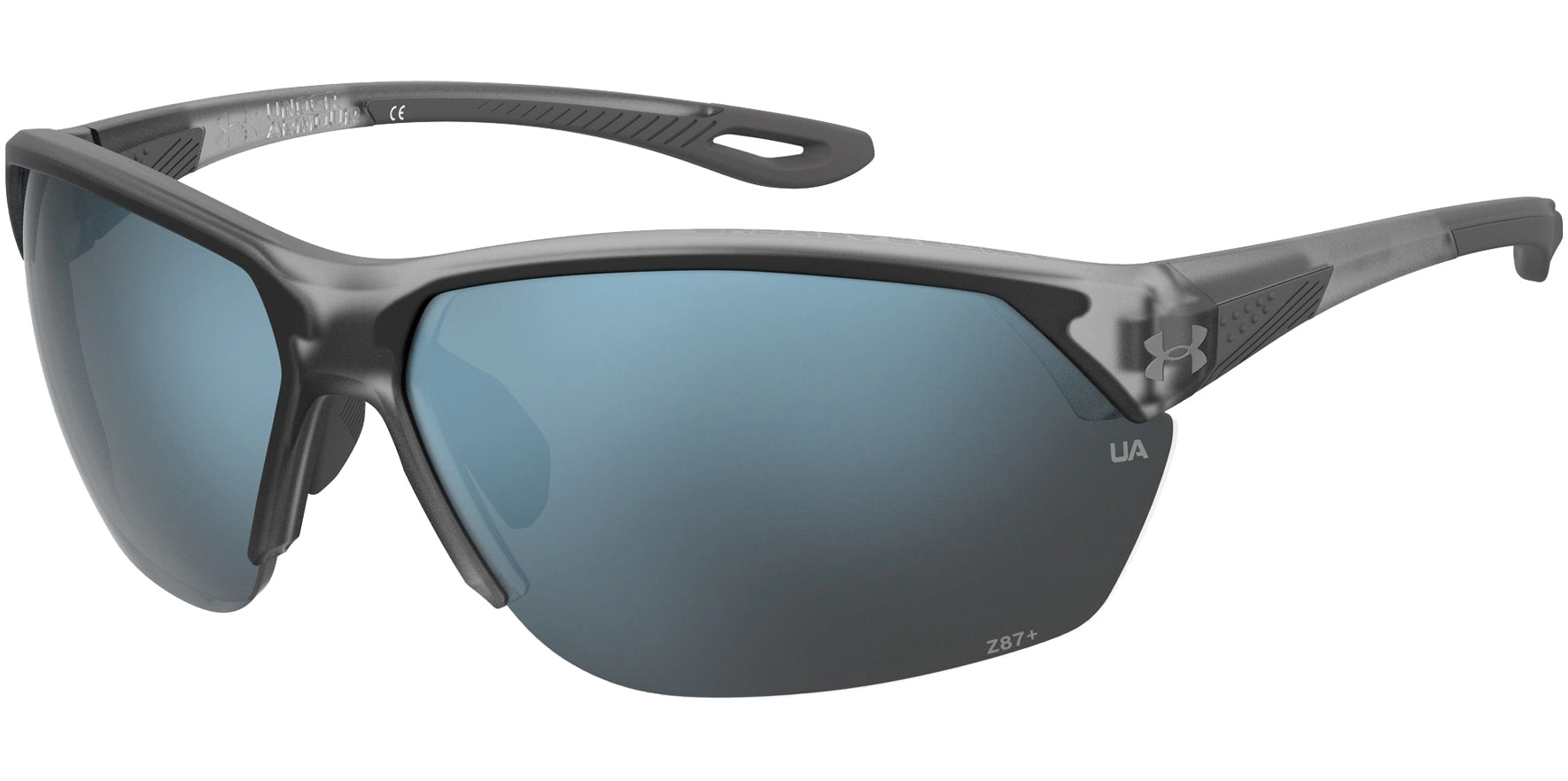 Under Armour Compete ANSI Z87+ Matte Steel Semi-Rimless