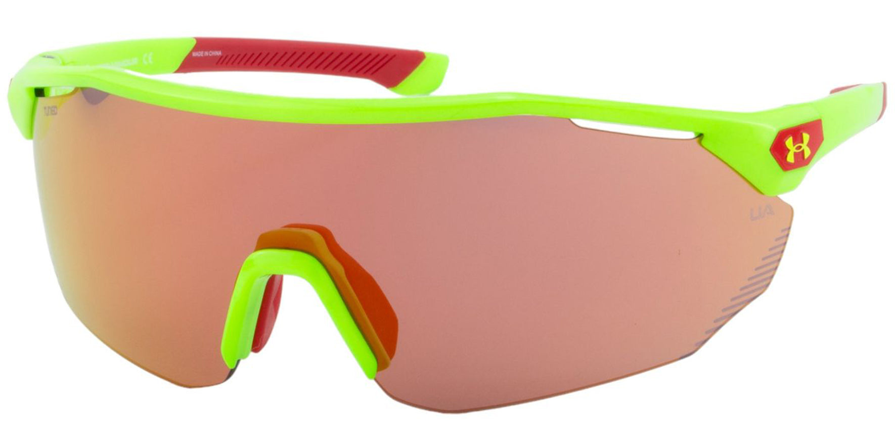 Under Armour Force 2 Semi-Rimless Shield Wrap - Eyedictive