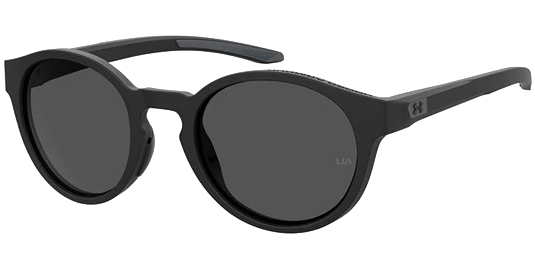 Under Armour Infinity Matte Black Vintage Style Round - Eyedictive