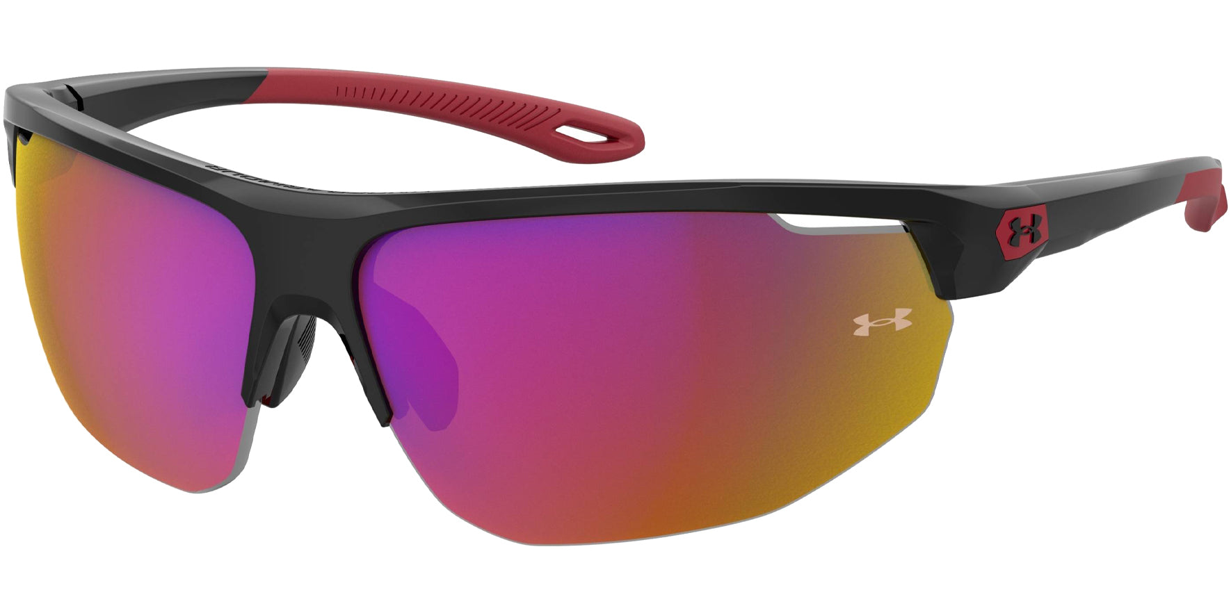 Under Armour Semi Rimless Wrap w/ Mirror Lens - Eyedictive