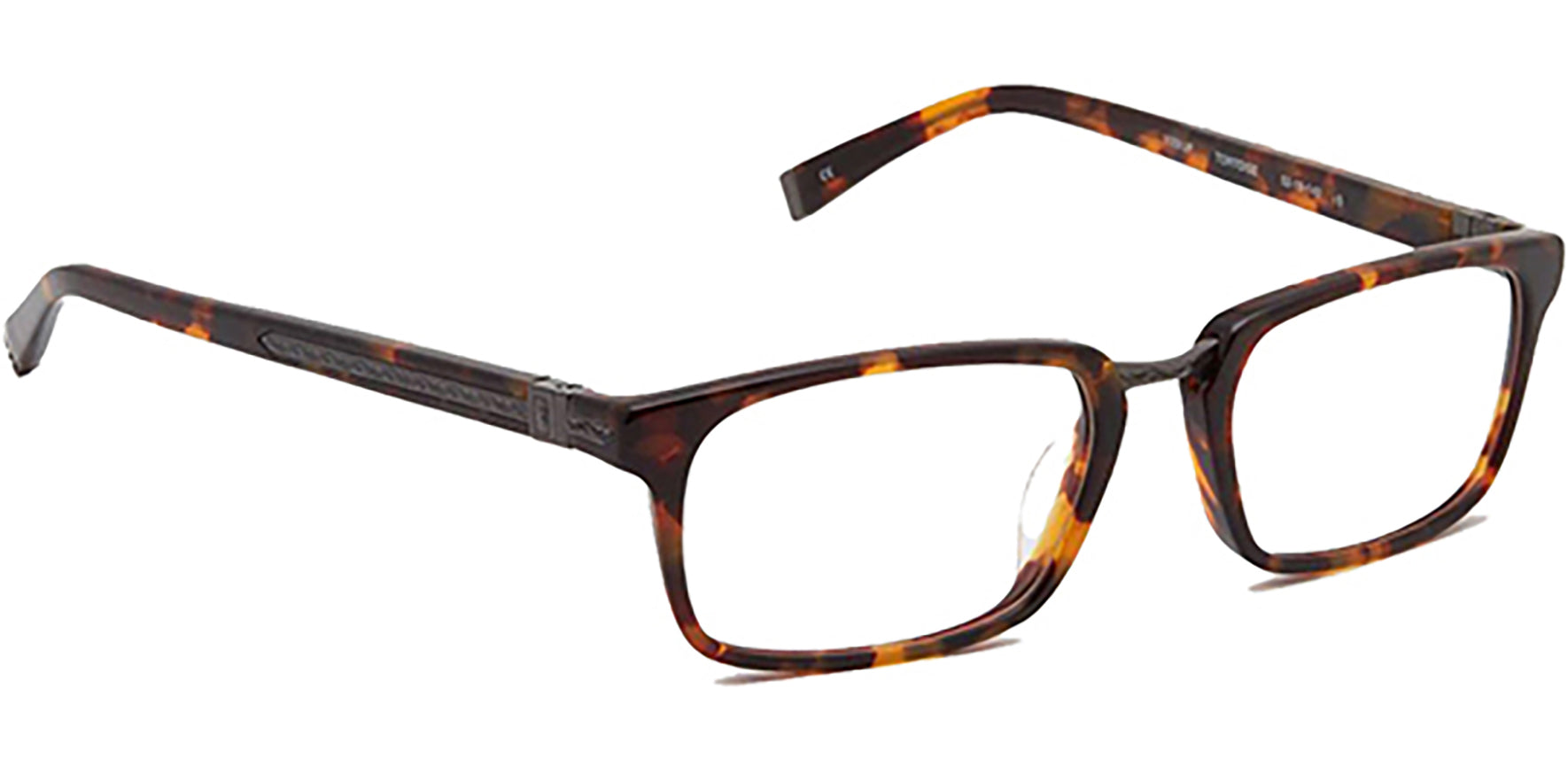 John Varvatos Base Curve Optical Tortoise Classic - Eyedictive