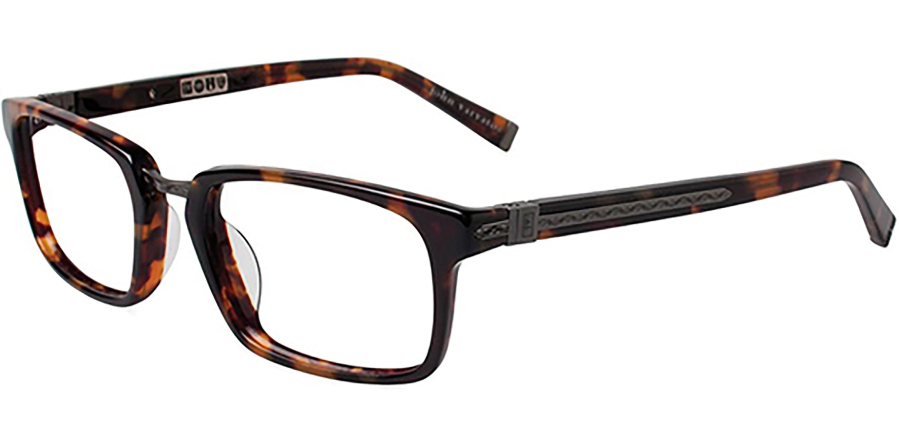 John Varvatos Base Curve Optical Tortoise Classic - Eyedictive