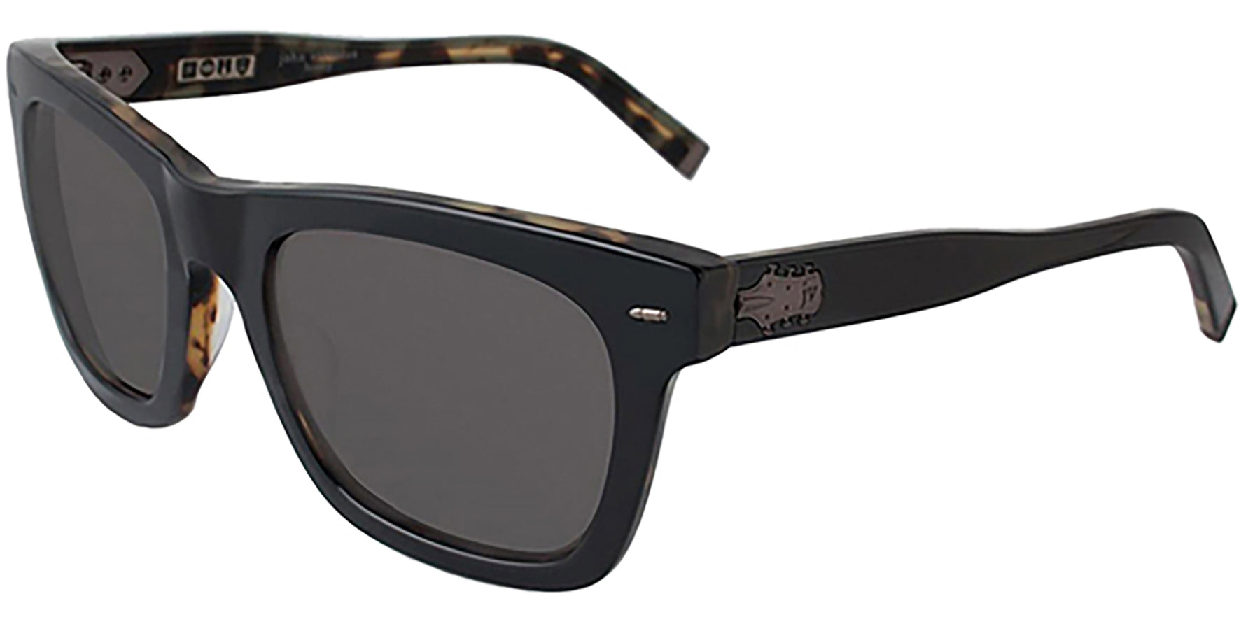 John Varvatos Black Tort Classic Square - Eyedictive