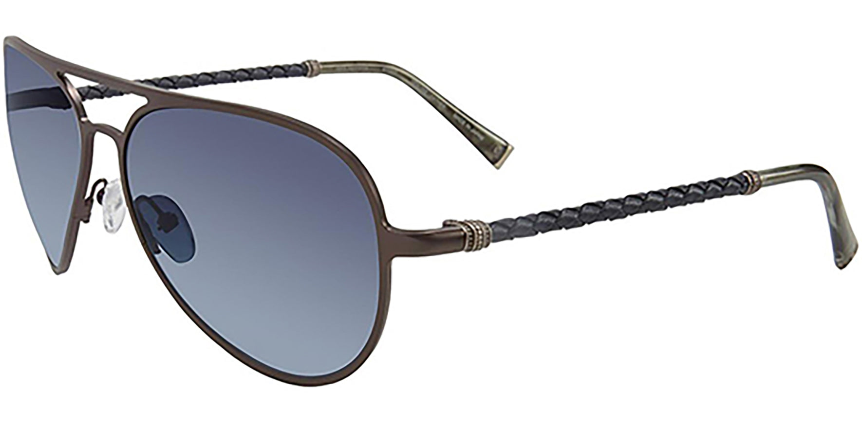 John Varvatos Morrison Gunmetal Aviator - Eyedictive