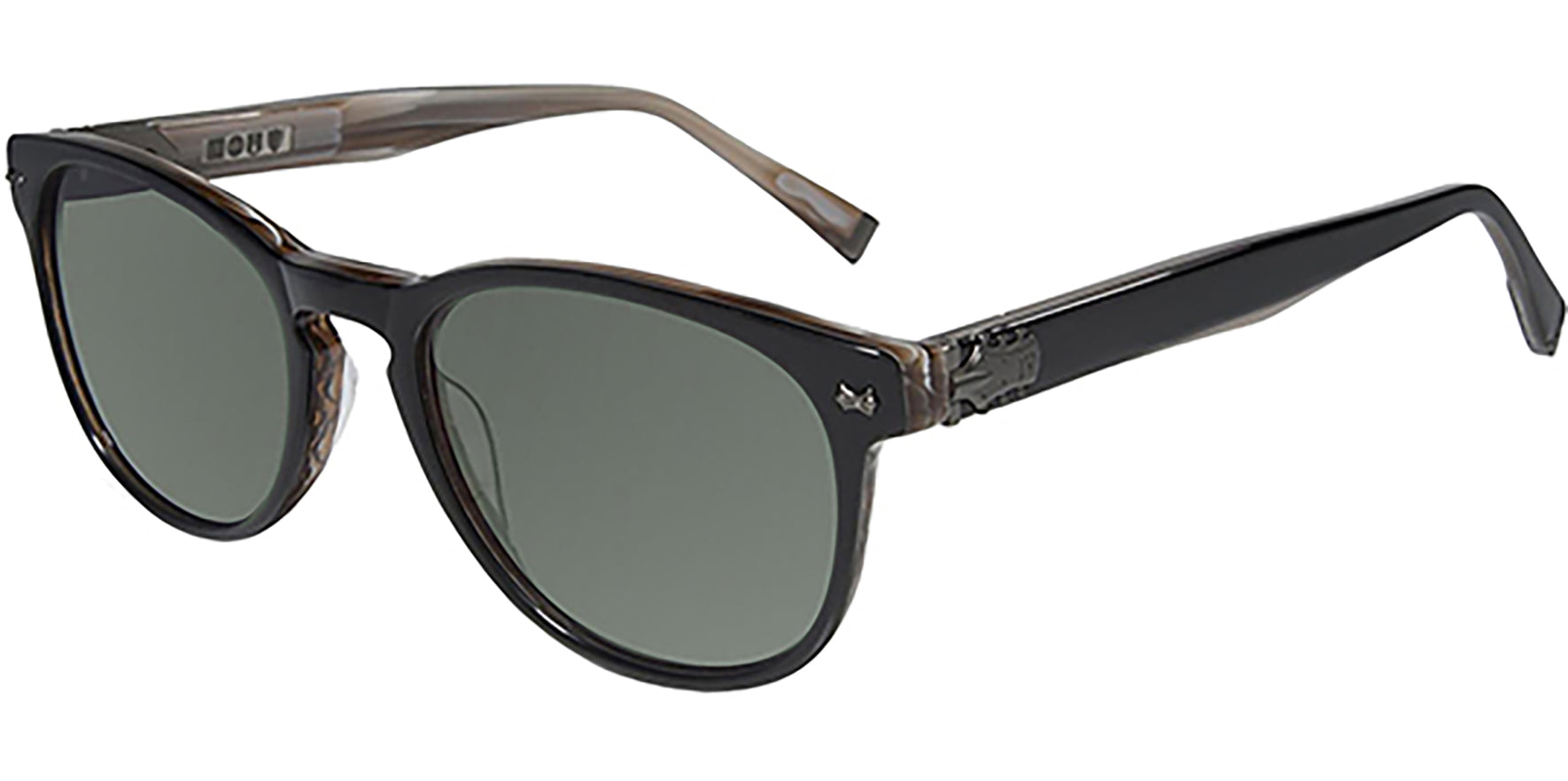 John Varvatos Bleeker Black/Horn Soft Square - Eyedictive