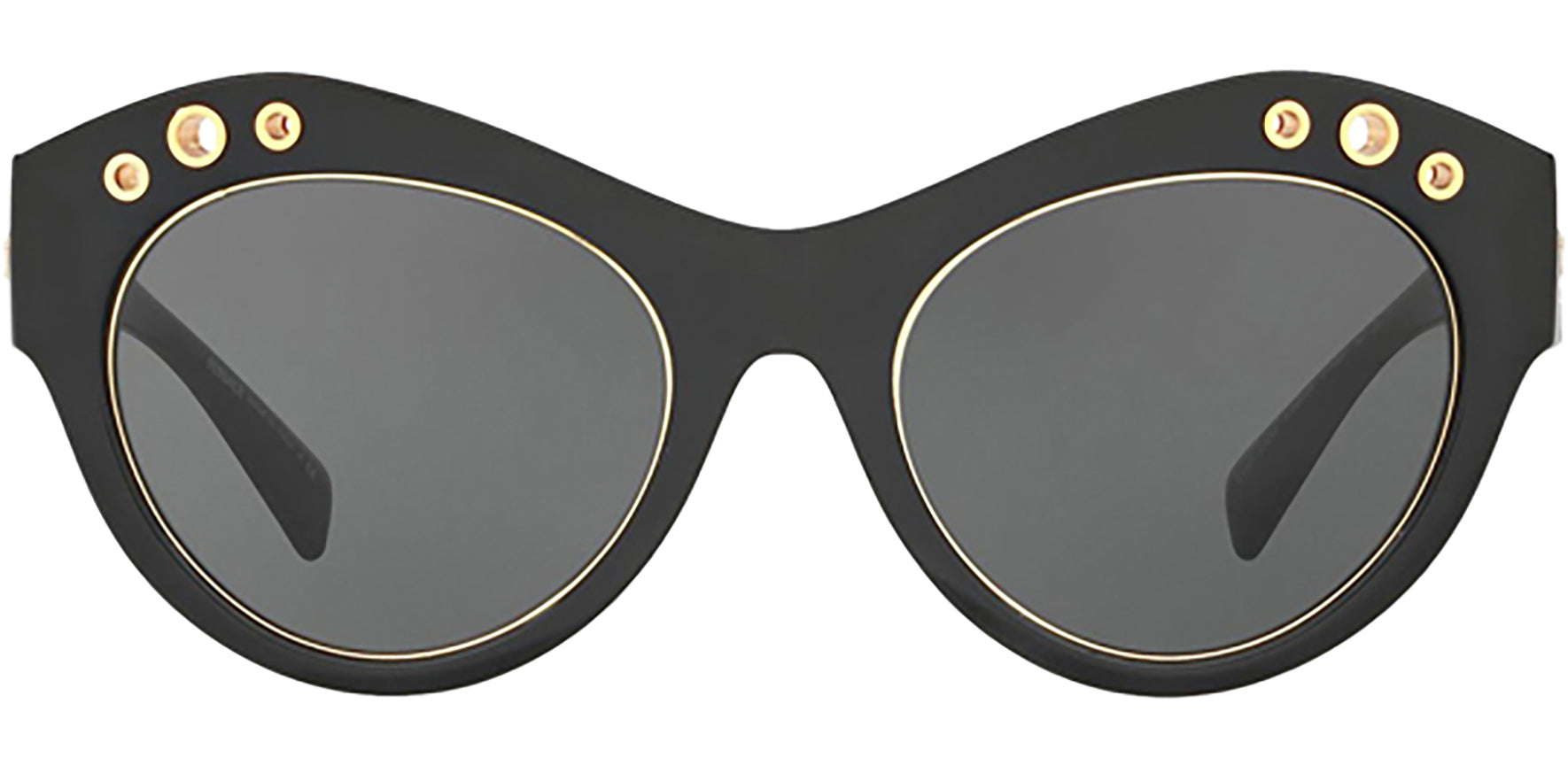 Versace Black Oversize Cat Eye - Eyedictive