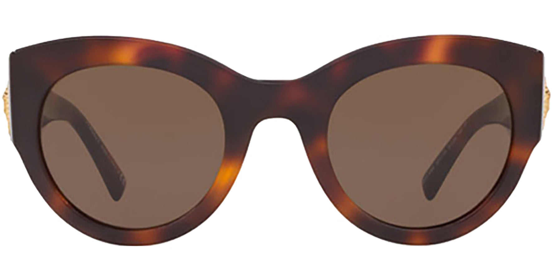 Versace Tribute Havana Rounded Cat Eye - Eyedictive