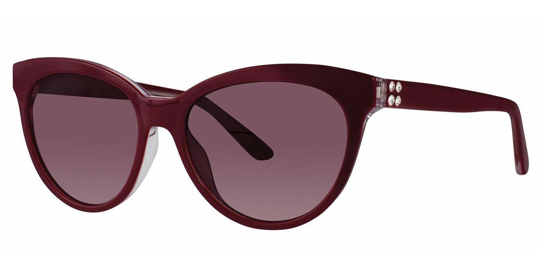 Vera Wang Mayir Rounded Cat Eye w/ Crystal Detail - Eyedictive