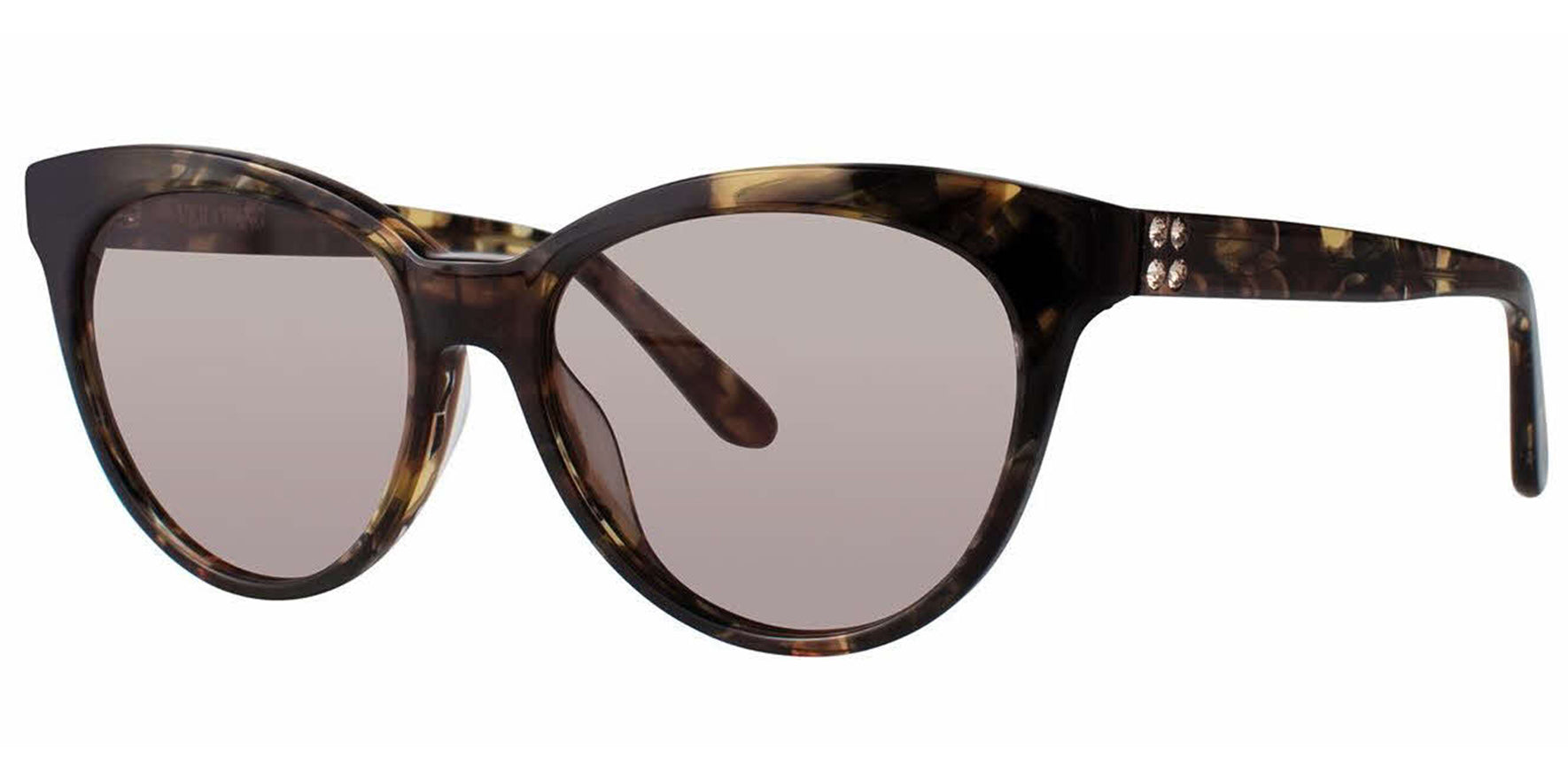 Vera Wang Mayir Rounded Cat Eye w/ Crystal Detail - Eyedictive