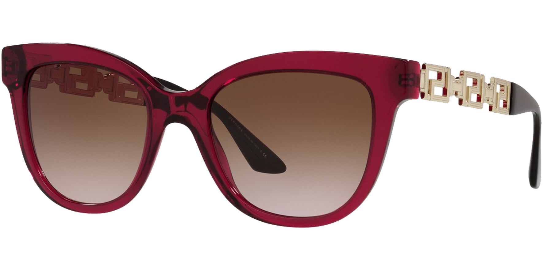 Versace Bordeaux Transparent Cat Eye - Eyedictive