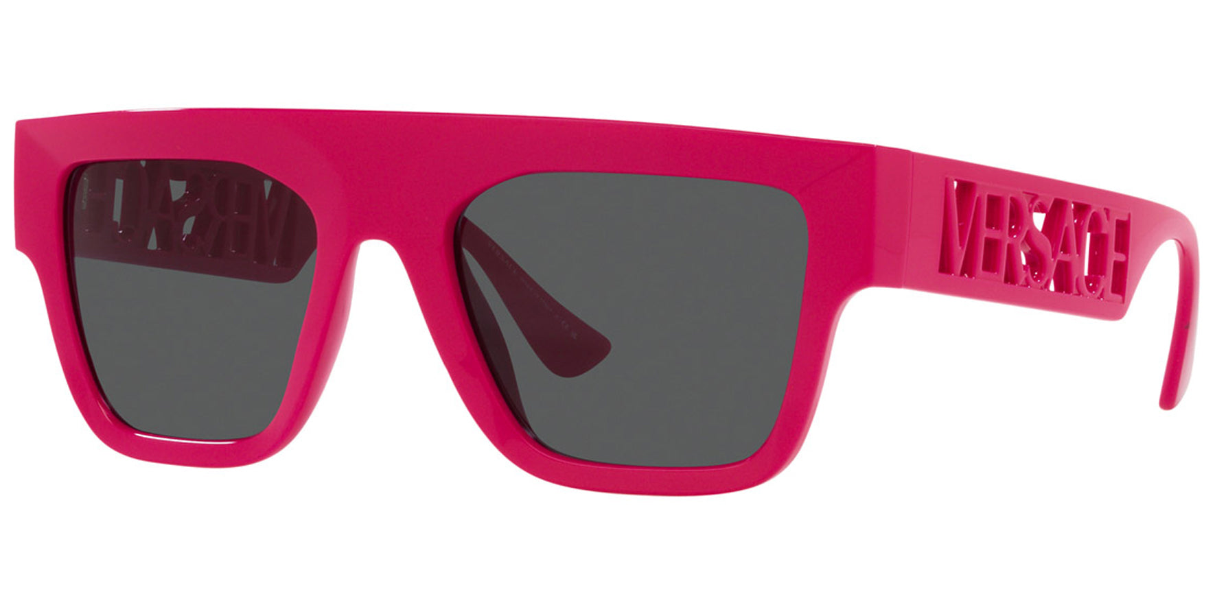 Versace Fuchsia Flat-Top w/ Cutaway Branding - Eyedictive