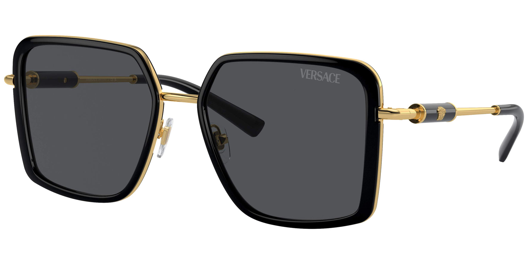 Versace Medusa Roller Black Square W/ Roller Temples - Eyedictive