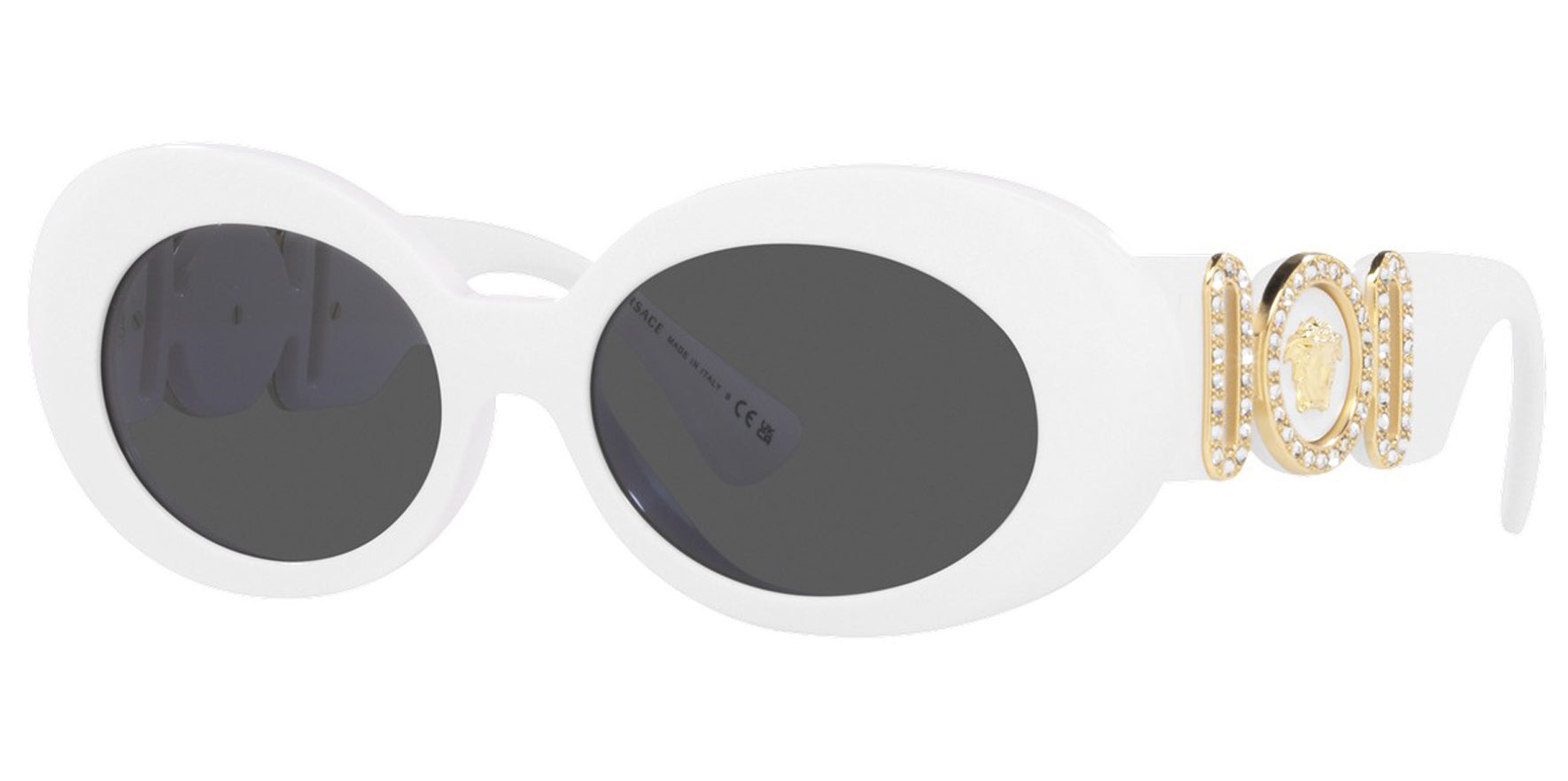 Versace White Mod Style Oval - Eyedictive