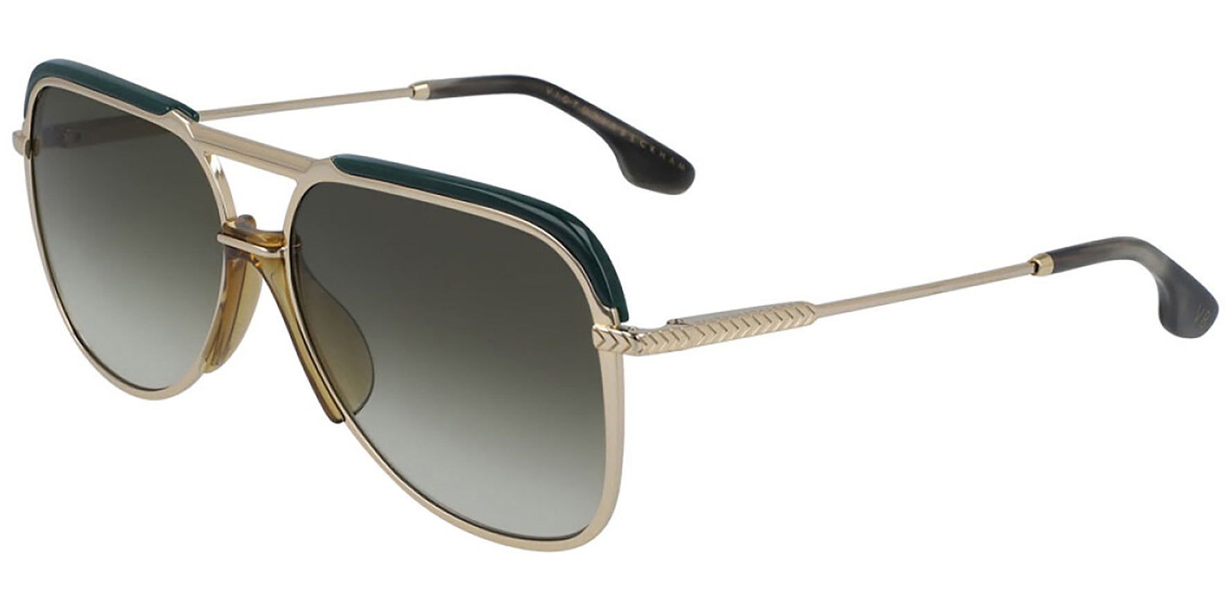 Victoria Beckham Brow-Bar Aviator w/ Zeiss Lens - Eyedictive