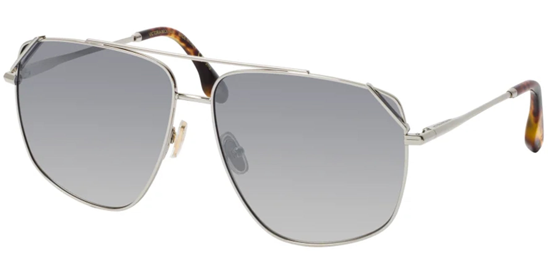 Victoria Beckham Oversized Geometric Navigator w/ Gradient Lens - Eyedictive