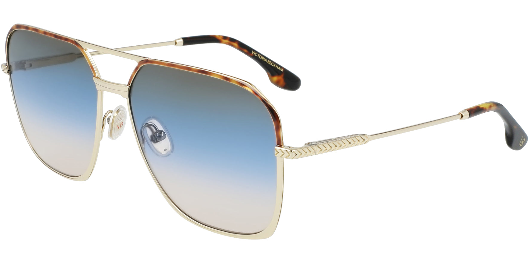 Victoria Beckham Oversize Navigator w/ Gradient Lens - Eyedictive