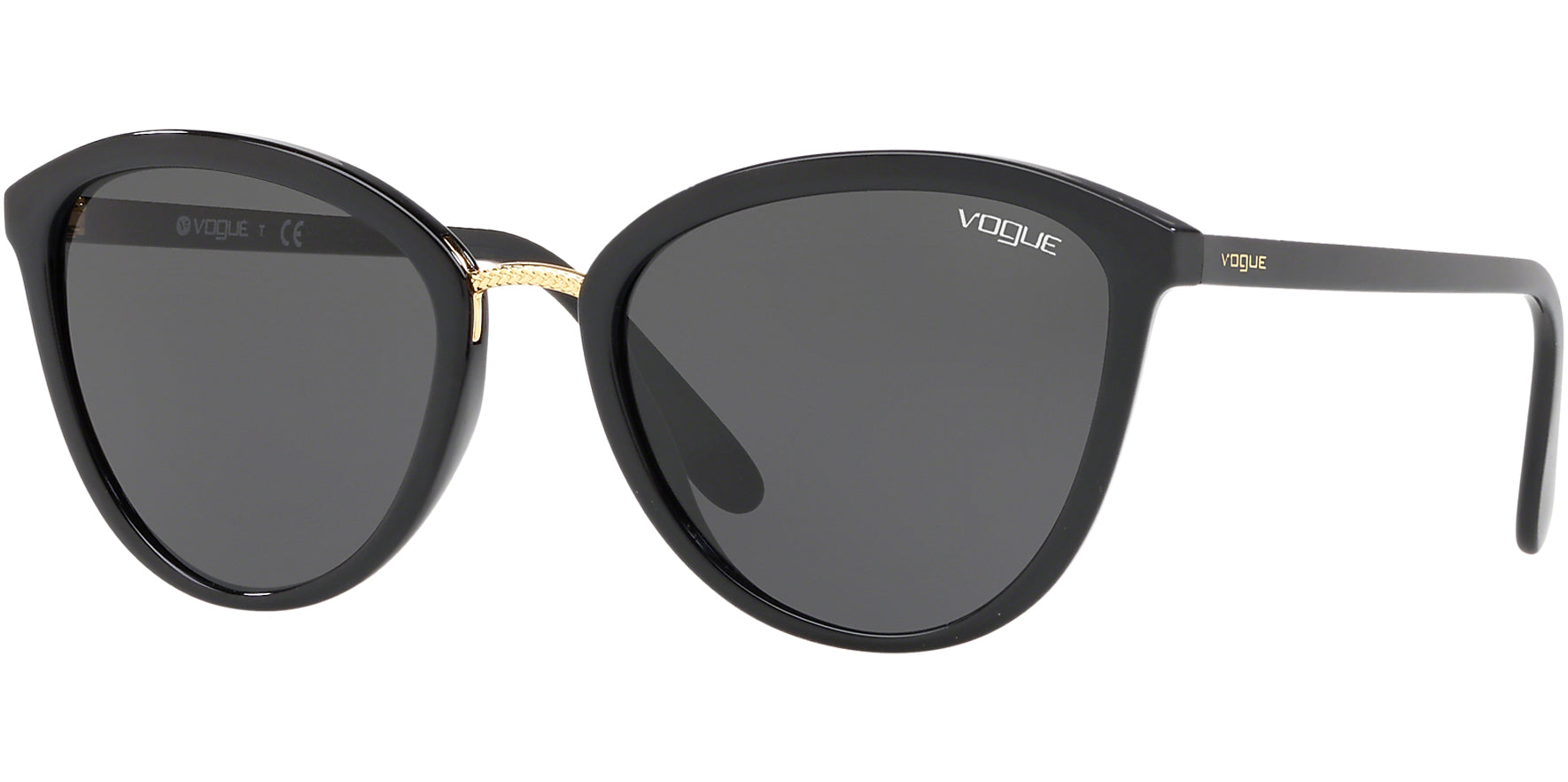 Vogue Black Oversized Cat Eye - Eyedictive