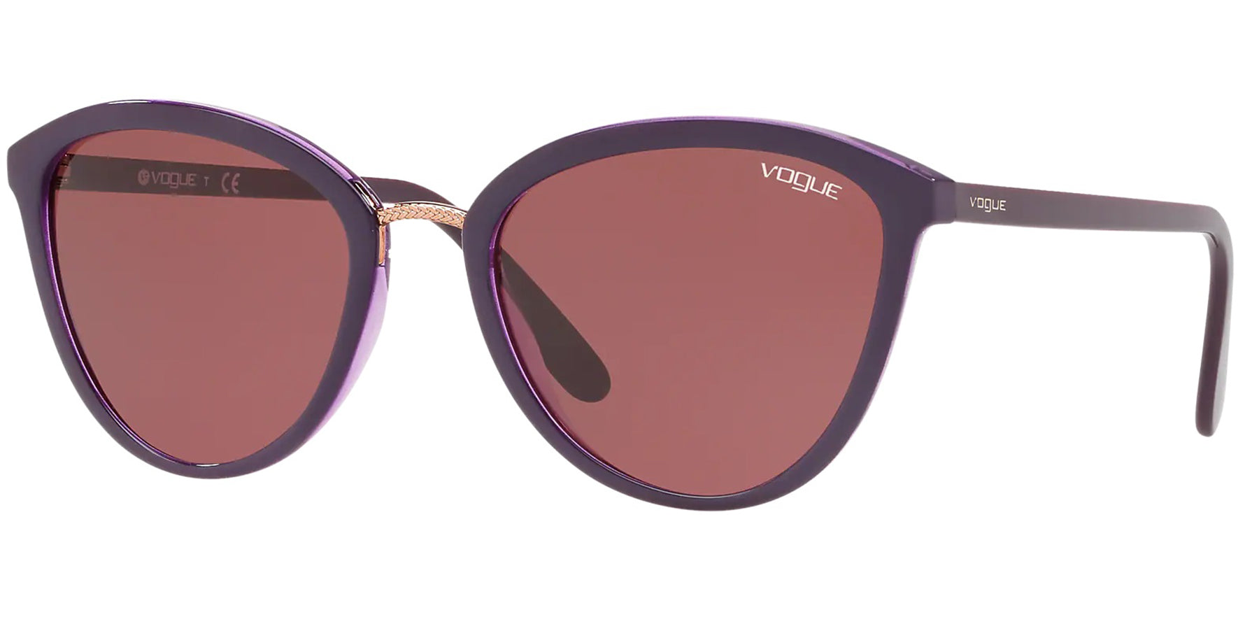 Vogue Violet Round Cat Eye - Eyedictive