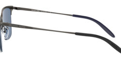 Michael Kors Archie Matte Gunmetal Semi-Rimless Brow-Line