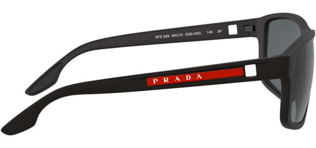 Prada Linea Rossa Polarized Rubber Square Eyedictive 