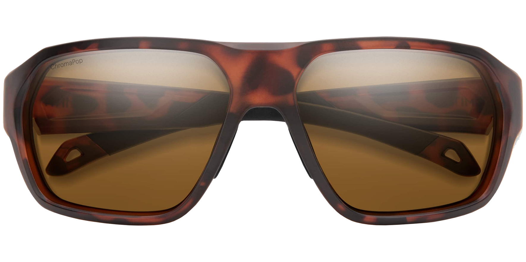 Smith Deckboss Matte Tortoise Chromapop Glass Polarized Brown Sunglasses