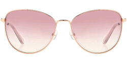 Juicy Couture Red Gold-Tone Cat Eye W/ Gradient Lens