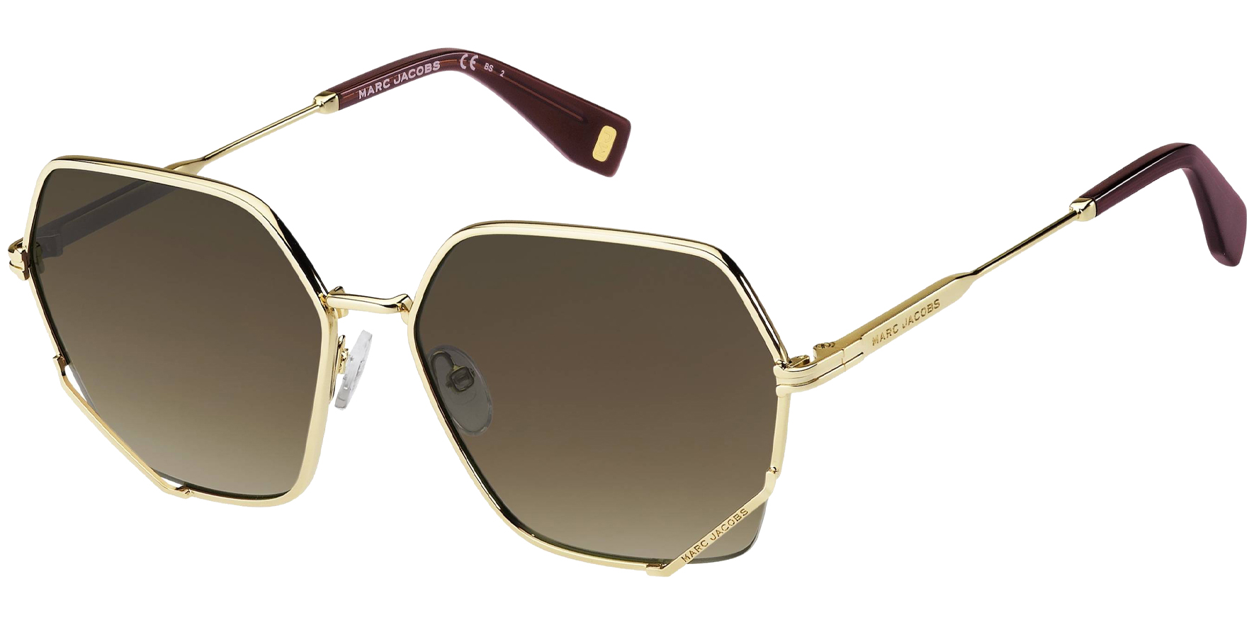Marc Jacobs Gold-Tone Geometric Butterfly