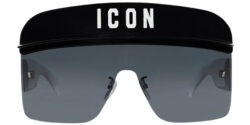 DSquared2 Icon Mask Shield Rimless w/ Detachable Visor