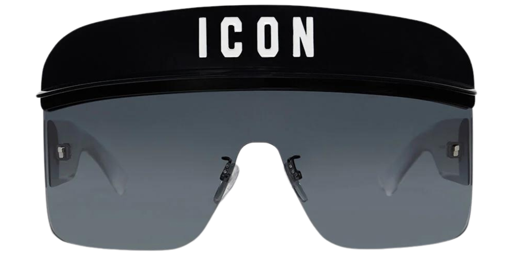 DSquared2 Icon Mask Shield Rimless w/ Detachable Visor