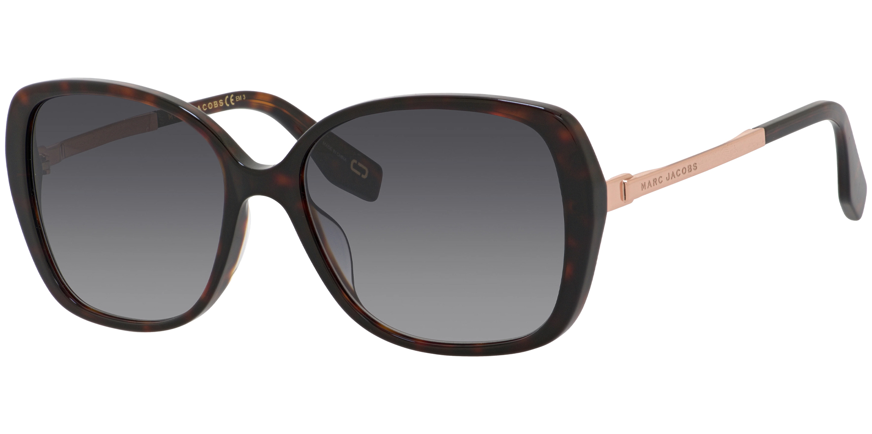 Marc Jacobs Dark Havana Butterfly w/ Gradient Lens