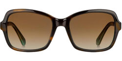 Kate Spade Annjanette Polarized Brown/Green Squared Butterfly