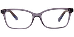 Chloe Grey Crystal Rectangular Eyeglass Frames