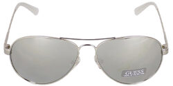 Guess Classic Aviator w/ Silver Mirrored Lens