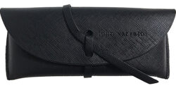 John Varvatos Leather-Wrapped Aviator w/ Gradient AR Lens